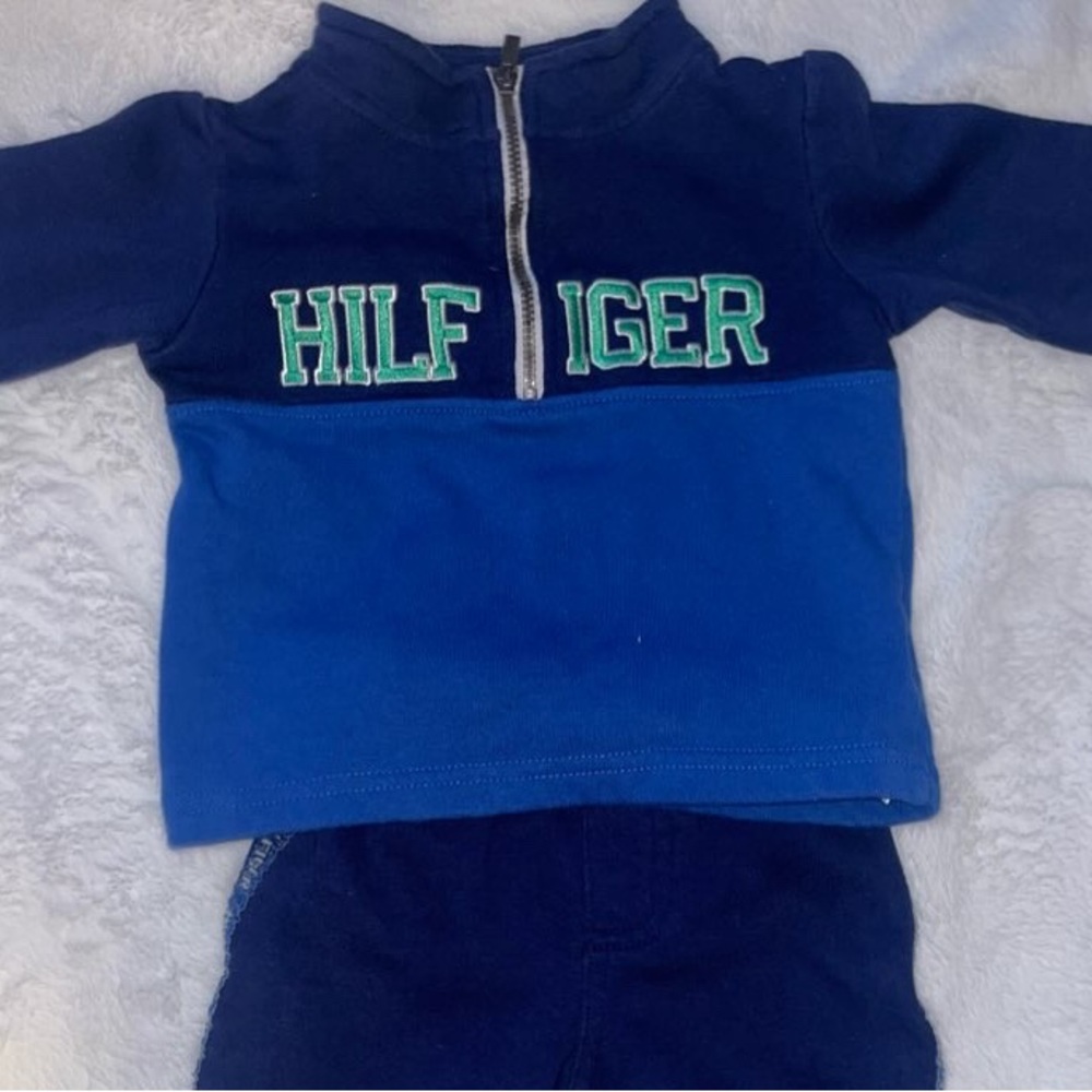 Vintage Tommy Hilfiger set, 12m quarter zip jacket and matching sweatpants